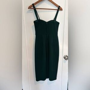 Elegant Green Midi Dress